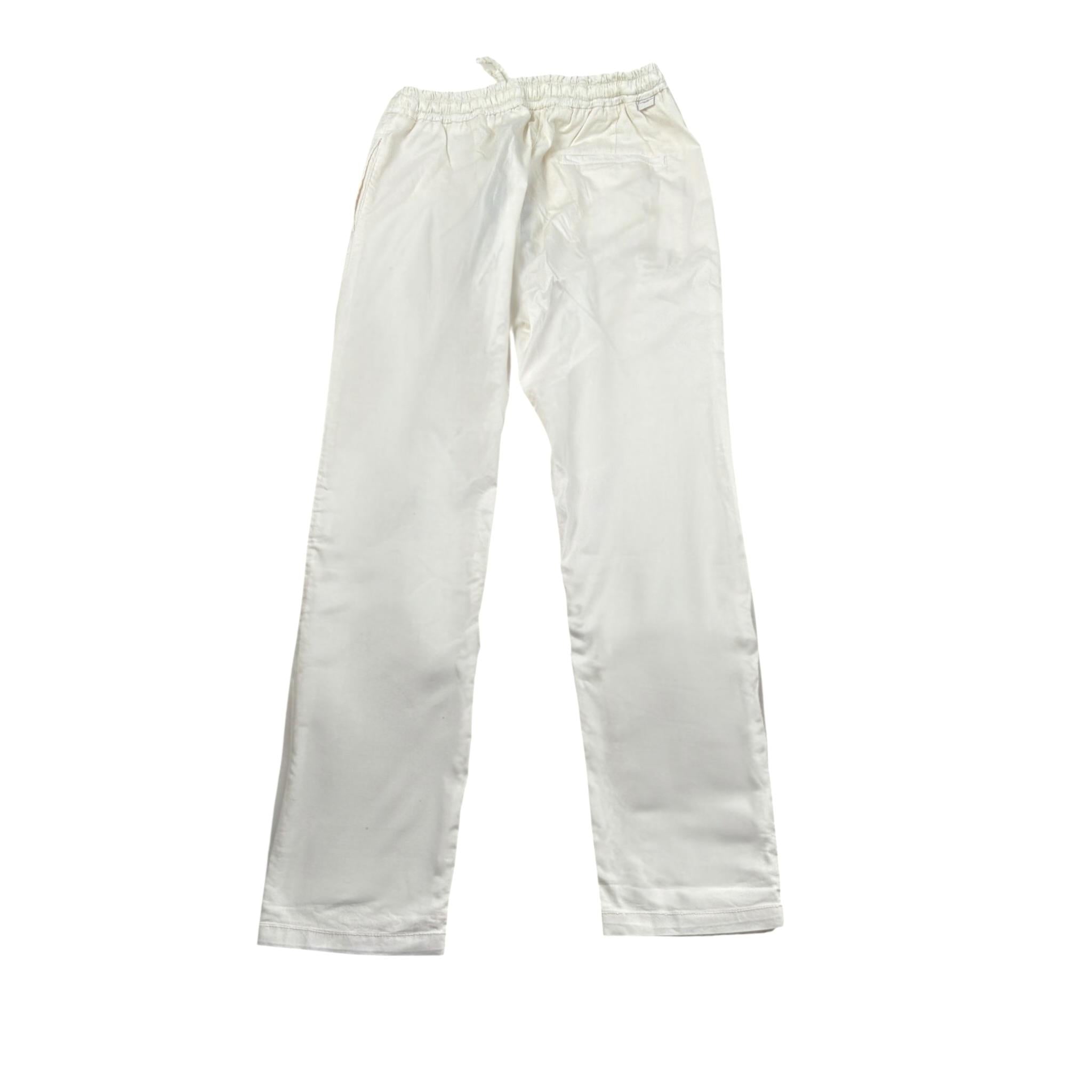 Paolo Pecora Pantalone tinta unita con Elastico In Vita Panna per Bambino P3619 PANNA PAOLO PECORA 