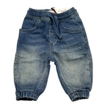 Cesare Paciotti Jeans Tinta Unita con Elastico In Vita per Neonato JDHD BLU CESARE PACIOTTI 