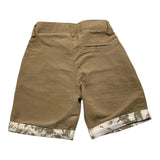 Cesare Paciotti Bermuda Solid Color With Adjustable Waist Beige For Boys