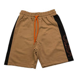 Kejo Bermuda Solid Color With Contrast Trim Biscuit For Boys