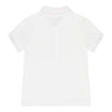 Moschino Polo Mezza Manica Tinta Unita con Stampa per Neonato M9M01P BIANCO MOSCHINO 