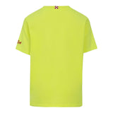 Saint Barth T-Shirt Girocollo Tinta Unita con Stampa per Bambino SPIDERMAN94 GIALLO FLUO SAINT BARTH 