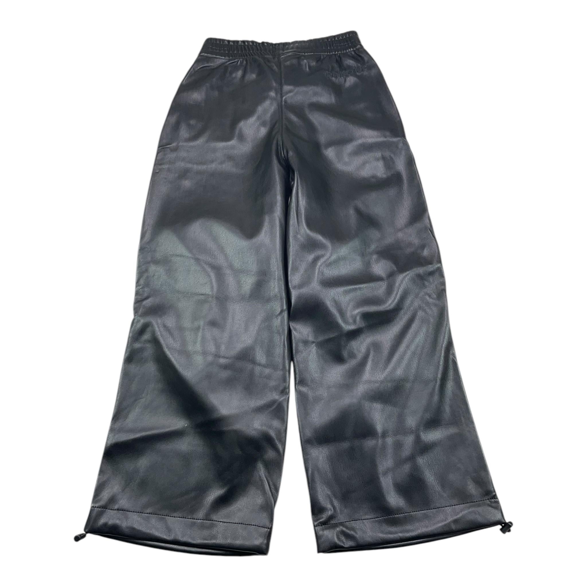 PINKO pantalone ecopelle tinta unita con elastico in vita Nero per Bambina F2PIJGPA173 NERO PINKO 