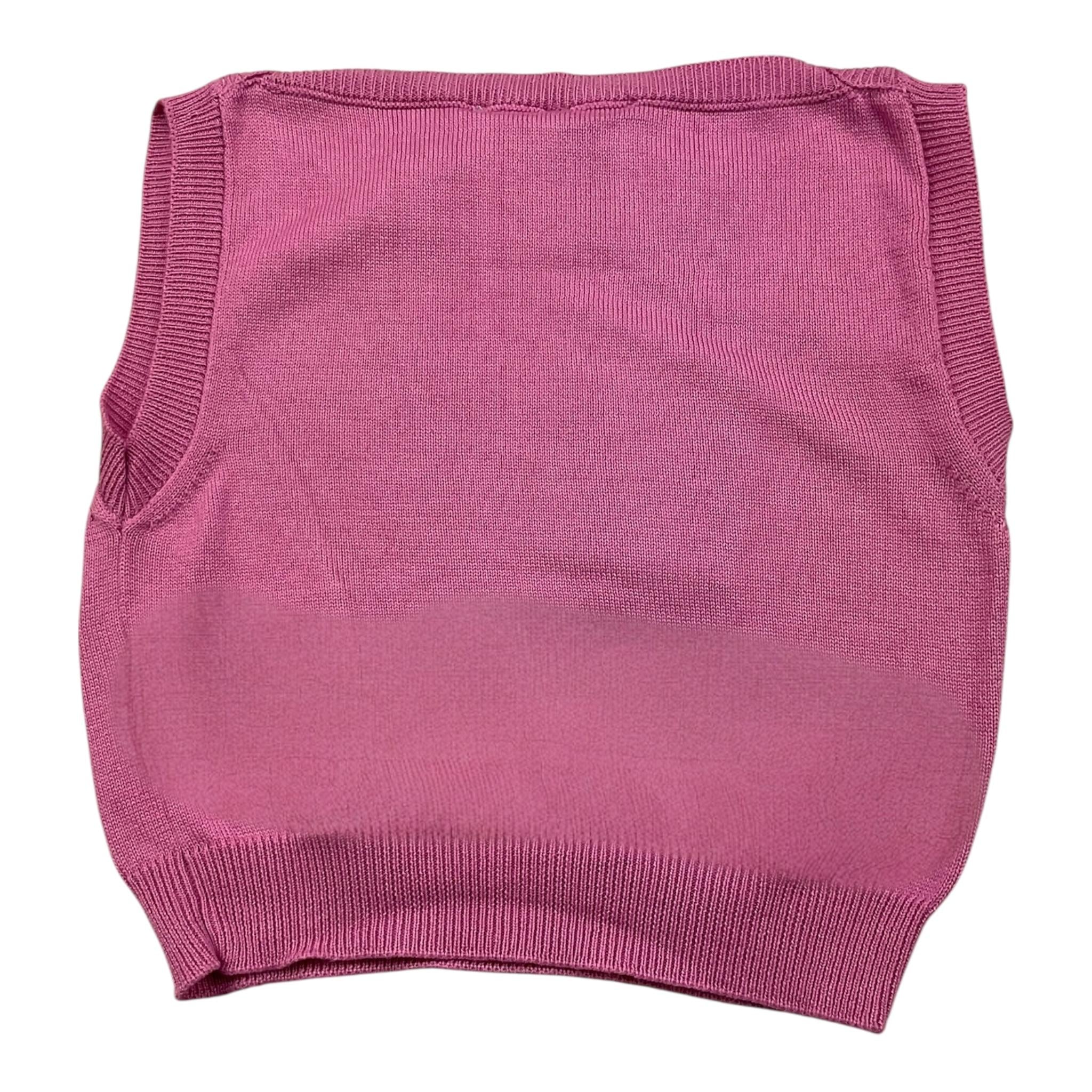 Simonetta Gilet In Maglia Tinta Unita per Bambina SU9A22 VIOLA SIMONETTA 