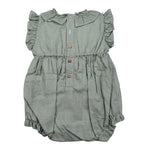 Wedoble Pagliaccetto Mezza Manica Fantasia Quadretti per Neonata V2507705R VERDE WEDOBLE 