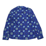 Daniele Alessandrini Plain Shirt with Blue Pattern for Boys