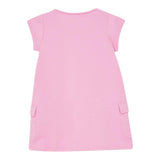 Liu Jo Abito Mezza Manica Tinta Unita con Logo per Neonata KA5017N ROSA LIU JO 