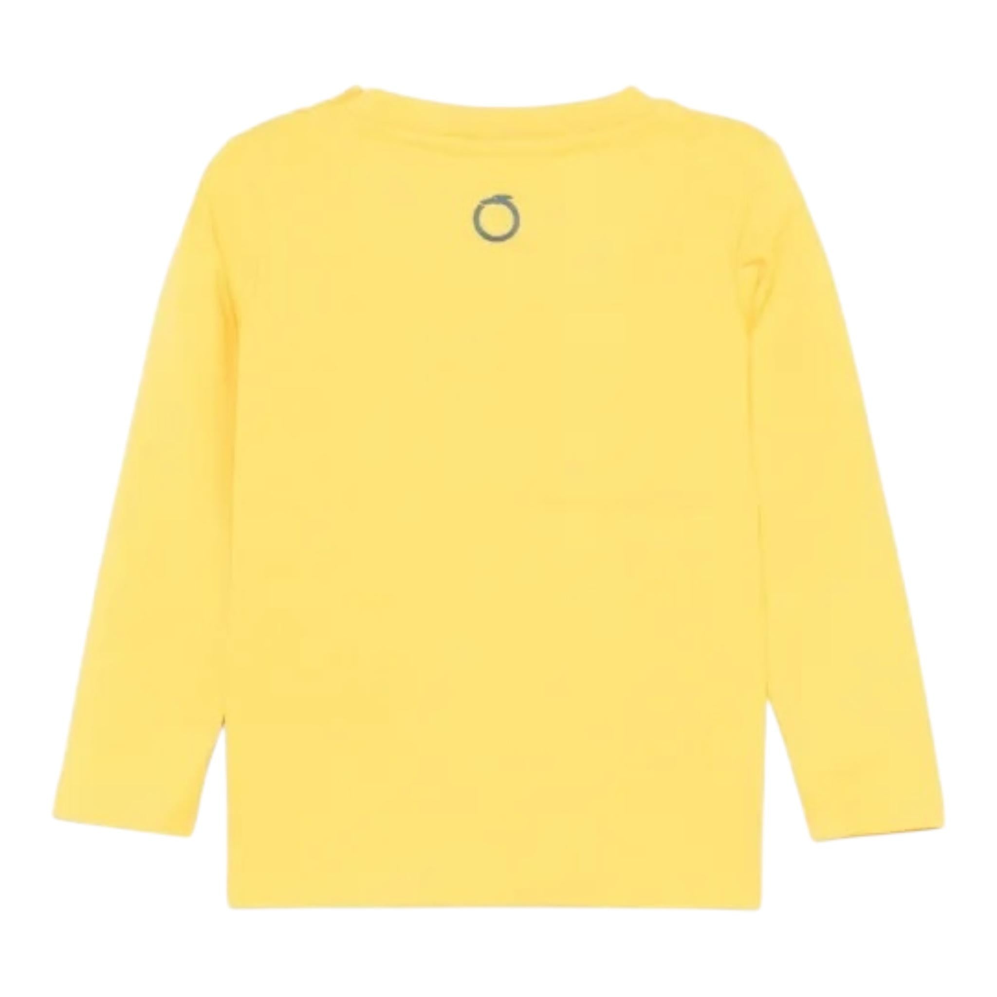 TRUSSARDI completo 2pz felpa-pantalone tinta unita Giallo per Bambino TIA24121CF GIALLO TRUSSARDI 