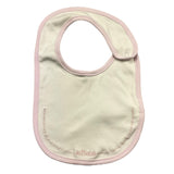 LE BEBE' bavetta tinta unita con logo Bianco per Neonata LBG5992 BIANCO LE BEBE' 