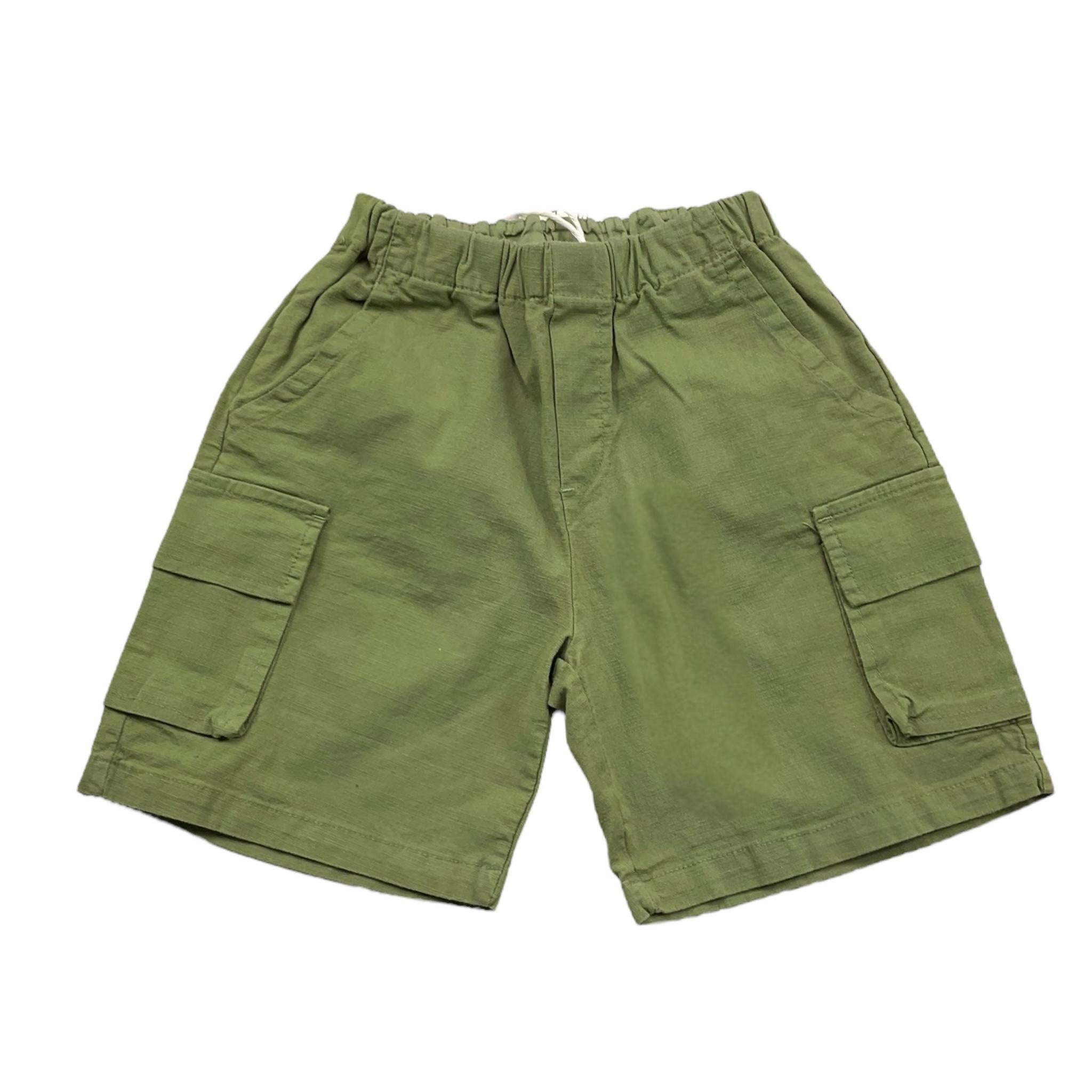 Babe & Tess Bermuda Tinta Unita con Tasconi per Bambino 24518042J VERDE BABE & TESS 