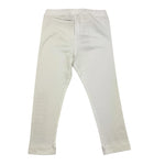 MOSCHINO leggins tinta unita con stampa logo Bianco per Neonata MDP03A BIANCO MOSCHINO 