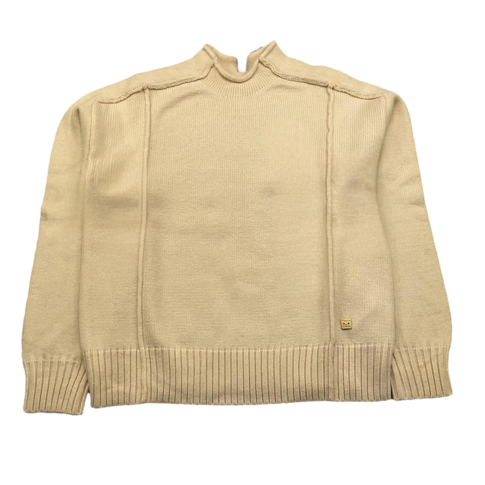 MANILA GRACE maglia girocollo tinta unita Panna per Bambina MFJF24M176 PANNA MANILA GRACE 