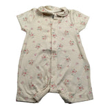 Petit Bateau Pagliaccetto Mezza Manica tinta unita Beige per Neonata A09H201460 BEIGE PETIT BATEAU 