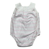 Babidu Pagliaccetto Giromanica Fantasia A Righe per Neonata 12209 BIANCO BABIDU 