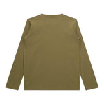 GUESS shirt girocollo tinta unita con logo Verde per Bambina L4YI21K8HM4 VERDE GUESS 