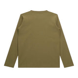 GUESS shirt girocollo tinta unita con logo Verde per Bambina L4YI21K8HM4 VERDE GUESS 