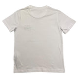 Dan John Solid Color Crew Neck T-Shirt With White Logo Print For Boys
