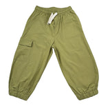 M+E' Pantalone tinta unita con Elastico In Vita Verde per Bambino UEM0519 VERDE M+E' 