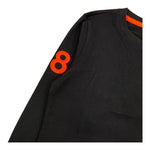 SUN68 shirt girocollo tinta unita con ricamo logo Nero per Bambino T44310 NERO SUN68 