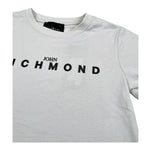 John Richmond T-Shirt Girocollo Tinta Unita con Logo per Bambino RBP26008TS GRIGIO JOHN RICHMOND 