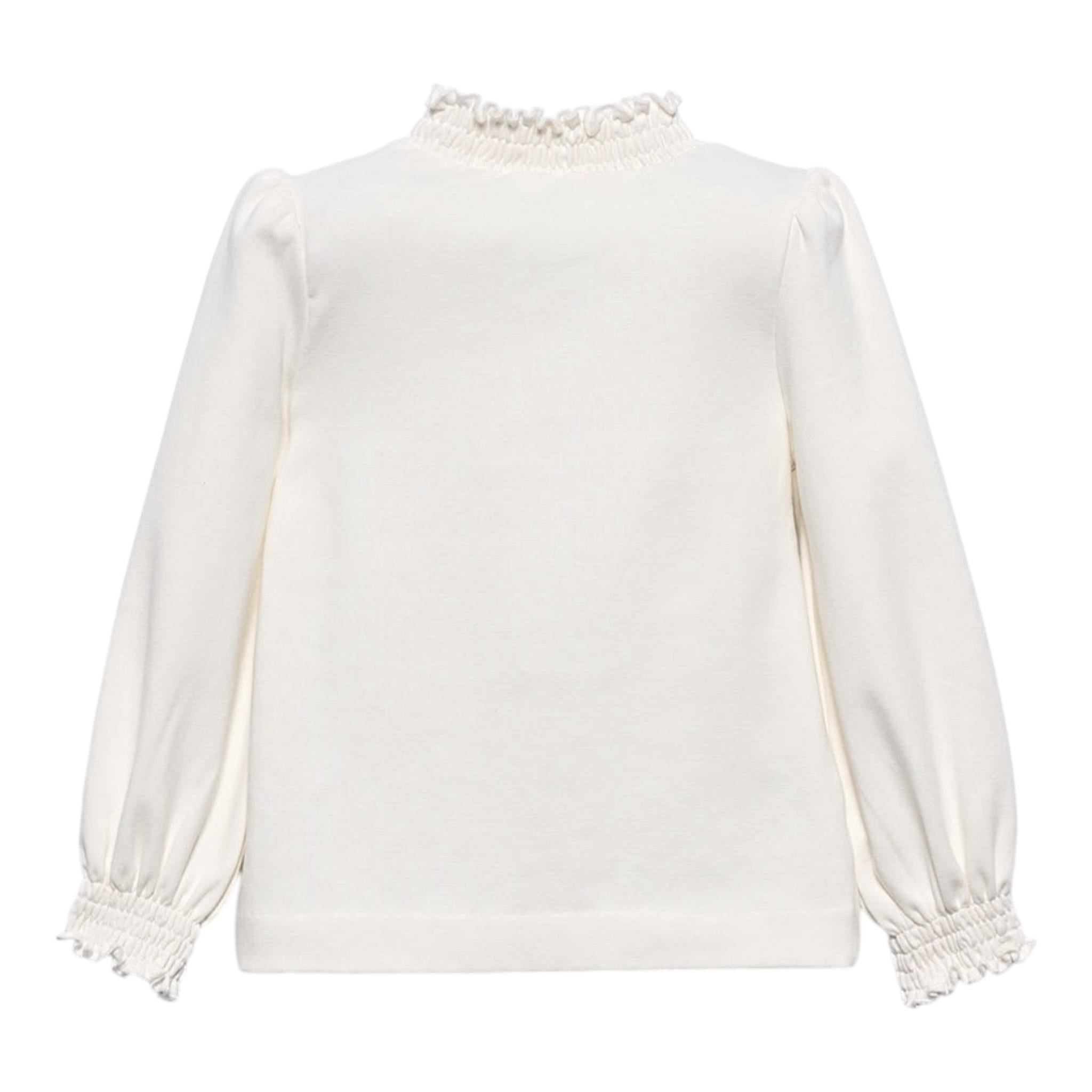 ABEL & LULA shirt tinta unita mezzo collo Bianco per Bambina 5672XX BIANCO ABEL & LULA 