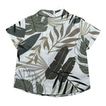 Lalalu' Camicia Tinta Unita Mezza Manica con Fantasia per Neonato CML350PBX BIANCO LALALU' 