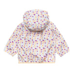 K-Way Giubbino Tinta Unita con Zip E Cappuccio per Neonata K2137YWXX BIANCO K-WAY 
