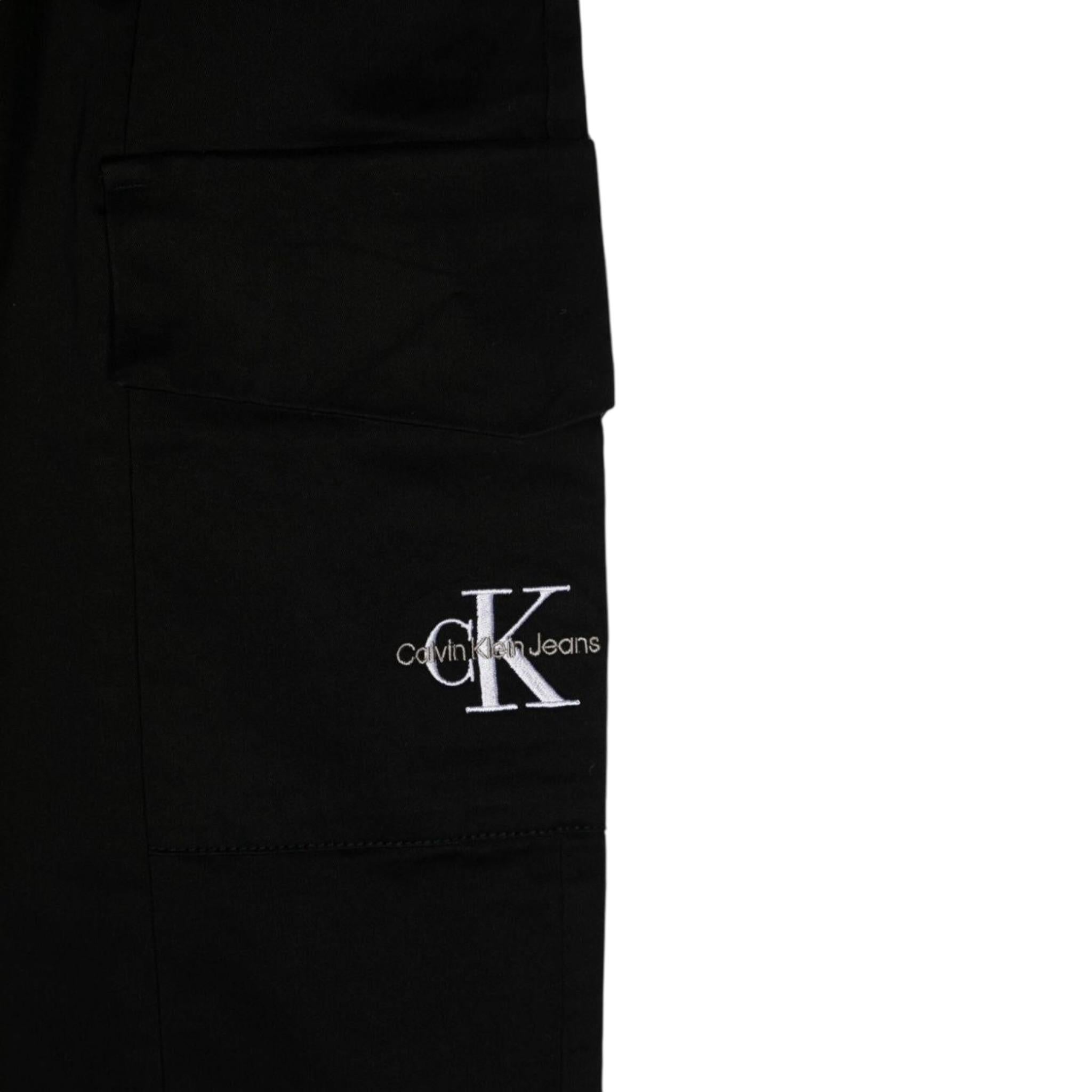 Calvin Klein Pantalone Tinta Unita Modello Palazzo per Bambina IG0IG02513 NERO CALVIN KLEIN 