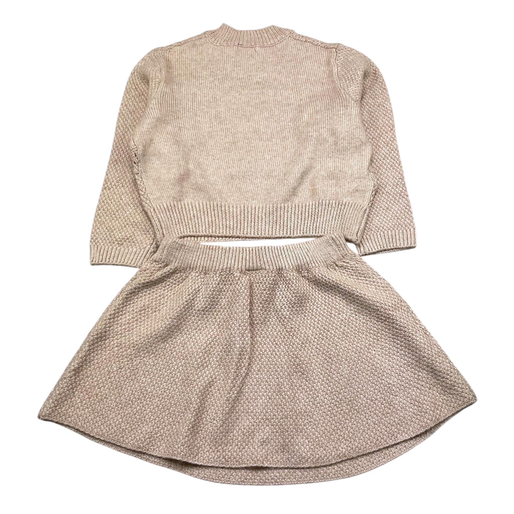 MAYORAL completo 2 pezzi maglia-gonna Beige per Bambina 4935 BEIGE MAYORAL 