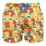 Saint Barth Costume Tinta Unita con Stampa Bart per Bambino BARTMIX BIANCO SAINT BARTH 