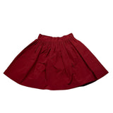 LA STUPENDERIA gonna tinta unita con girovita regolabile Rosso per Bambina TJGN44 ROSSO LA STUPENDERIA 