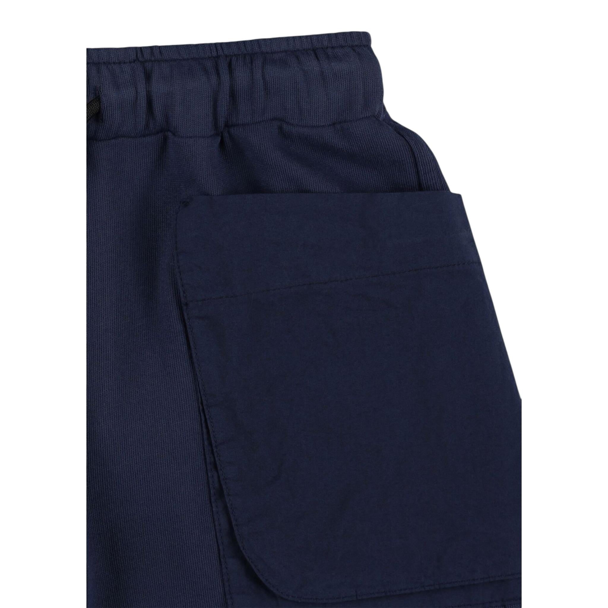 Aspesi Bermuda Tinta Unita con Elastico In Vita per Bambino S25020PBM7067 BLU ASPESI 