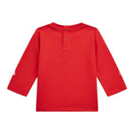 GUESS shirt girocollo tinta unita con stampa Rosso per Neonato I4YI02K8HM4XX ROSSO GUESS 