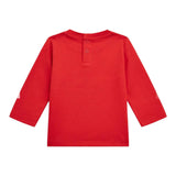 GUESS shirt girocollo tinta unita con stampa Rosso per Neonato I4YI02K8HM4XX ROSSO GUESS 