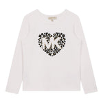 MICHAEL KORS shirt girocollo tinta unita Bianco per Bambina R15202 BIANCO MICHAEL KORS 