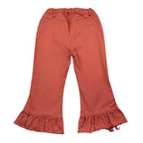 Zhoe & Tobiah Pantalone Tinta Unita Modello Zampa per Bambina J&P6FJ COCCIO ZHOE & TOBIAH 