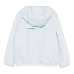 K-Way Giubbino Tinta Unita con Cappuccio per Bambina K61336W BIANCO K-WAY 