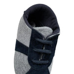 Le Bebe Scarpine Neonato Bicolore con Lacci per Neonato LBB1471 GRIGIO LE BEBE 