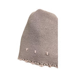 BABY LORD cappello tinta unita con ricami Beige per Neonata 610 BEIGE BABY LORD 