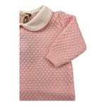 LITTLE BEAR tutina manica lunga tinta unita con colletto in contrasto Rosa per Neonata 9101X ROSA LITTLE BEAR 