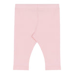 Moschino Leggins Tinta Unita con Logo per Neonata MDP03DN ROSA MOSCHINO 