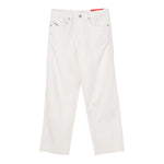 Diesel Jeans Tinta Unita Modello Palazzo per Bambina J019233 BIANCO DIESEL 