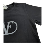 Fun & Fun T-Shirt Girocollo Tinta Unita con Stampa per Bambina FNCBTS14037 NERO FUN & FUN 