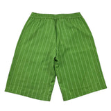 Daniele Alessandrini Solid Color Bermuda Shorts with Elastic Waist Green for Boys