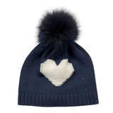 BABY LORD cappello tinta unita con stampa Blu per Bambina 637 BLU BABY LORD 