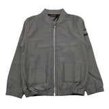 DANIELE ALESSANDRINI felpa tinta unita con zip Nero per Bambino 1291F00076JX NERO DANIELE ALESSANDRINI 