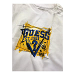 GUESS shirt girocollo tinta unita con stampa Bianco per Neonato N4YI01K8HM4NXXXX BIANCO GUESS 