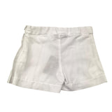 Little Bear Short Solid Color Pleated White For Baby Girl