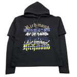 JOHN RICHMOND felpa chiusa con cappuccio tinta unita con stampa Nero per Bambino RBA25205FE NERO JOHN RICHMOND 