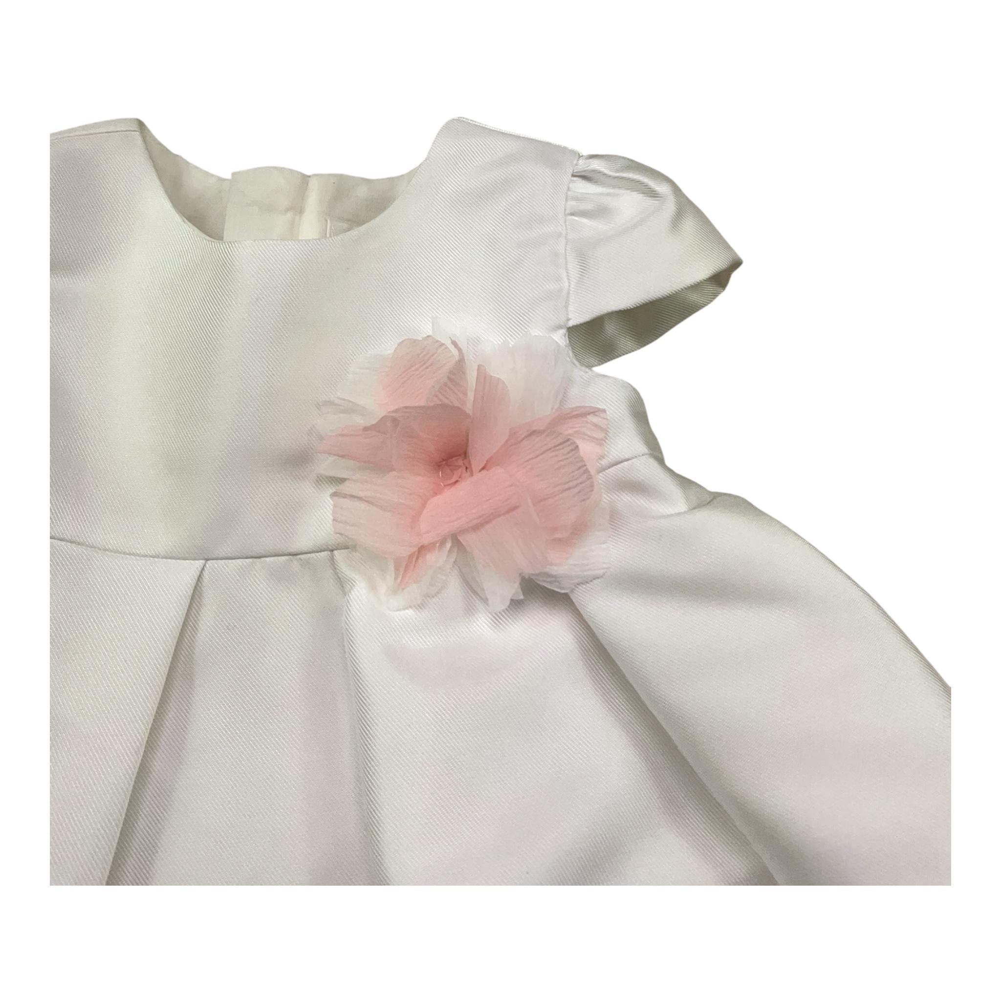 Mayoral Abito Cerimonia Tinta Unita con Culotte per Neonata 1861 BIANCO MAYORAL 